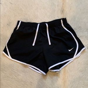 Black and White nike shorts